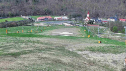 Horní část sjezdovky skiareálu Hlubočky