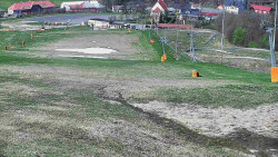 Horní část sjezdovky skiareálu Hlubočky