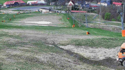 Horní část sjezdovky skiareálu Hlubočky