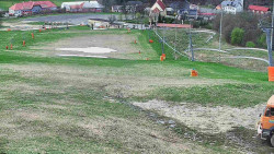 Horní část sjezdovky skiareálu Hlubočky