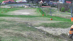 Horní část sjezdovky skiareálu Hlubočky