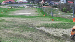 Horní část sjezdovky skiareálu Hlubočky