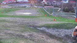 Horní část sjezdovky skiareálu Hlubočky