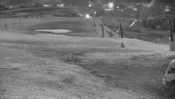 Horní část sjezdovky skiareálu Hlubočky