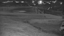 Horní část sjezdovky skiareálu Hlubočky