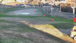 Horní část sjezdovky skiareálu Hlubočky