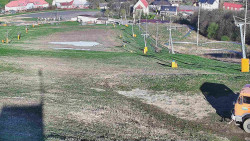 Horní část sjezdovky skiareálu Hlubočky