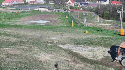 Horní část sjezdovky skiareálu Hlubočky