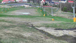 Horní část sjezdovky skiareálu Hlubočky