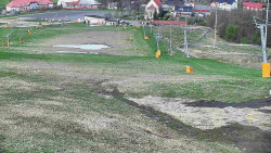 Horní část sjezdovky skiareálu Hlubočky