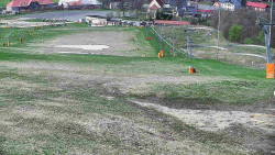 Horní část sjezdovky skiareálu Hlubočky