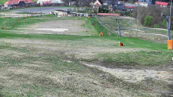 Horní část sjezdovky skiareálu Hlubočky