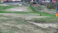 Horní část sjezdovky skiareálu Hlubočky