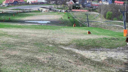 Horní část sjezdovky skiareálu Hlubočky