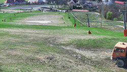 Horní část sjezdovky skiareálu Hlubočky