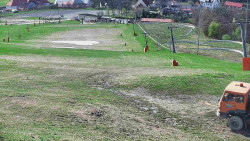 Horní část sjezdovky skiareálu Hlubočky