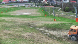 Horní část sjezdovky skiareálu Hlubočky