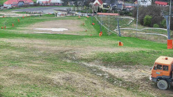 Horní část sjezdovky skiareálu Hlubočky