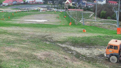 Horní část sjezdovky skiareálu Hlubočky