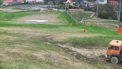 Horní část sjezdovky skiareálu Hlubočky