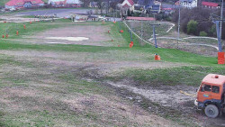 Horní část sjezdovky skiareálu Hlubočky