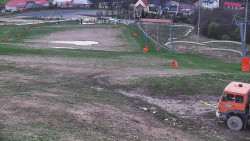 Horní část sjezdovky skiareálu Hlubočky