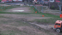 Horní část sjezdovky skiareálu Hlubočky