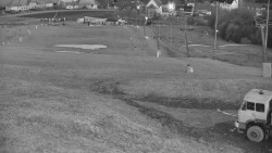 Horní část sjezdovky skiareálu Hlubočky