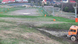 Horní část sjezdovky skiareálu Hlubočky