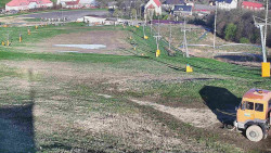 Horní část sjezdovky skiareálu Hlubočky