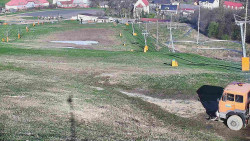 Horní část sjezdovky skiareálu Hlubočky