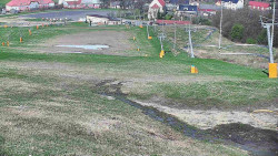 Horní část sjezdovky skiareálu Hlubočky