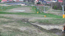 Horní část sjezdovky skiareálu Hlubočky