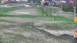 Horní část sjezdovky skiareálu Hlubočky