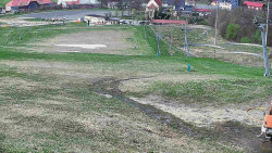 Horní část sjezdovky skiareálu Hlubočky