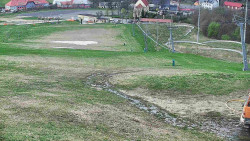 Horní část sjezdovky skiareálu Hlubočky