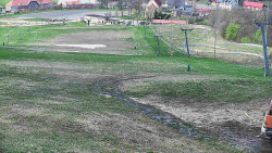 Horní část sjezdovky skiareálu Hlubočky