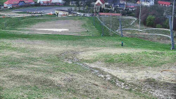 Horní část sjezdovky skiareálu Hlubočky