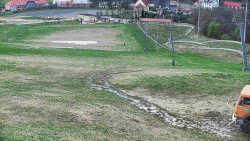 Horní část sjezdovky skiareálu Hlubočky