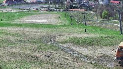 Horní část sjezdovky skiareálu Hlubočky