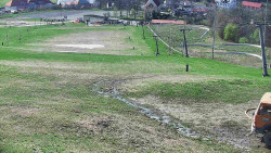 Horní část sjezdovky skiareálu Hlubočky