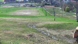 Horní část sjezdovky skiareálu Hlubočky