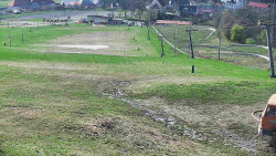 Horní část sjezdovky skiareálu Hlubočky