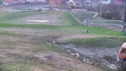 Horní část sjezdovky skiareálu Hlubočky