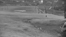 Horní část sjezdovky skiareálu Hlubočky