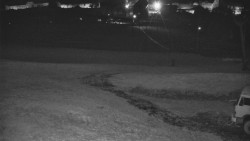 Horní část sjezdovky skiareálu Hlubočky