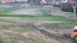 Horní část sjezdovky skiareálu Hlubočky