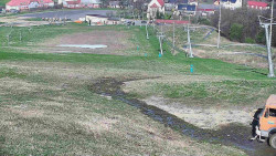 Horní část sjezdovky skiareálu Hlubočky