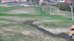 Horní část sjezdovky skiareálu Hlubočky