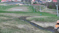 Horní část sjezdovky skiareálu Hlubočky